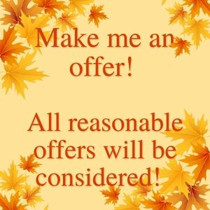 Offers are welcome!